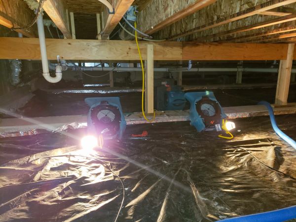 Crawlspace Water Removal in Sterling